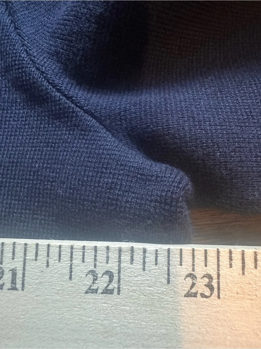 ZARA Man Navy Blue Knit Pullover Sweater XL Heavy Pique Cotton Blend Solid